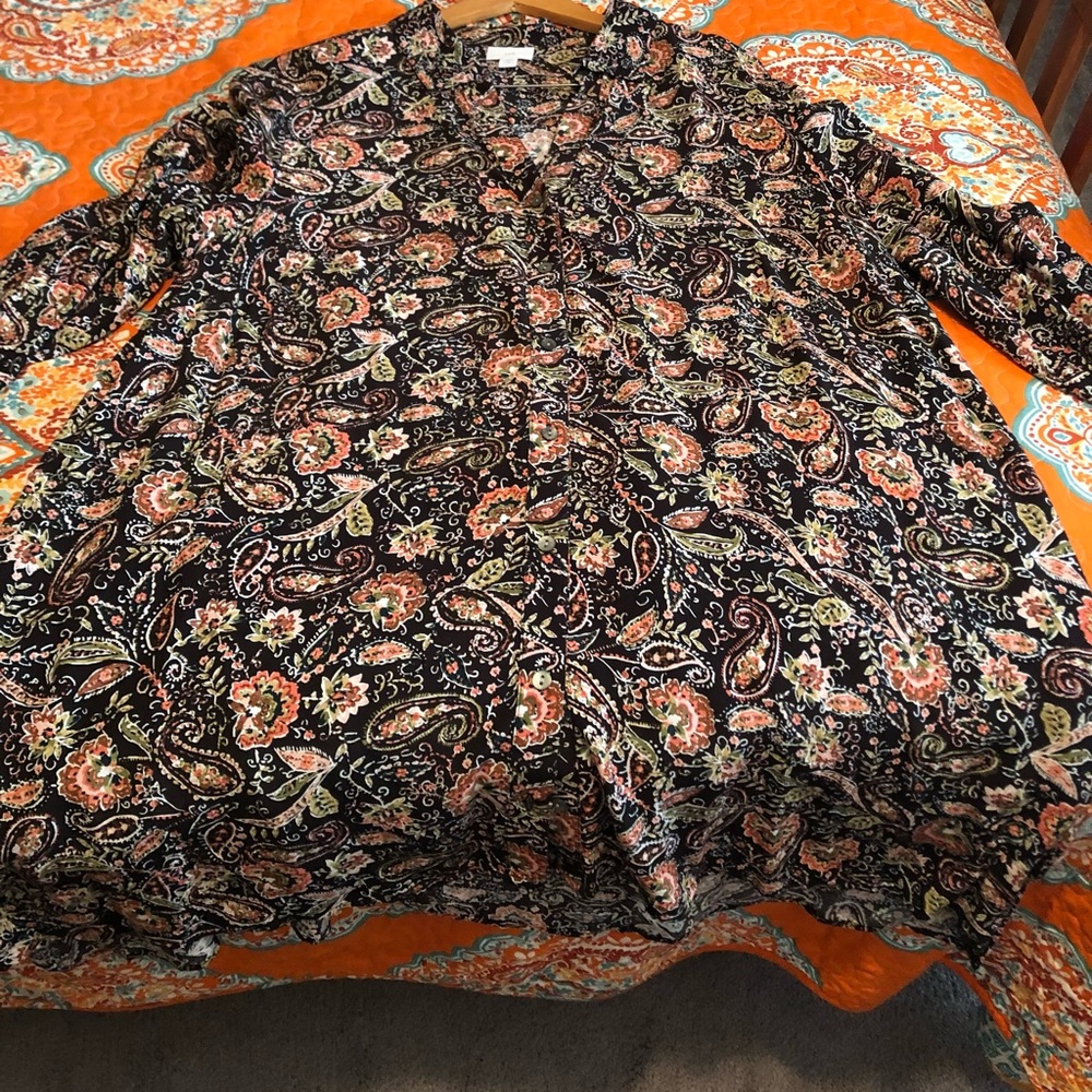 J Jill Rayon Tunic size 2x